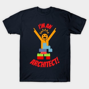 I'm an Architect - Funny Toy Bricks Kid T-Shirt